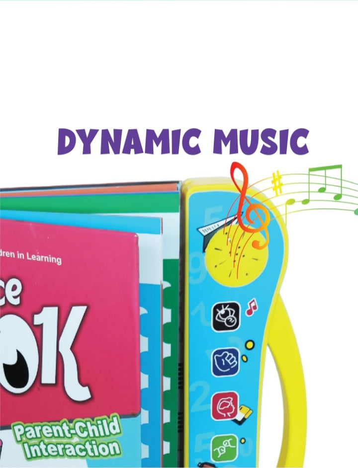 Interactive Educational Sound Book for Kids | Touch and Learn Activity Book with Voice and Light Features