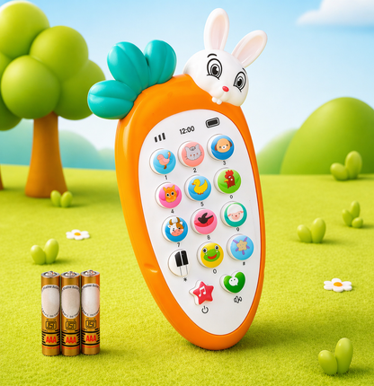 Musical Toy Phone for Kids 🐰🎵 | Interactive Sound & Learning Phone (2–4 Years)