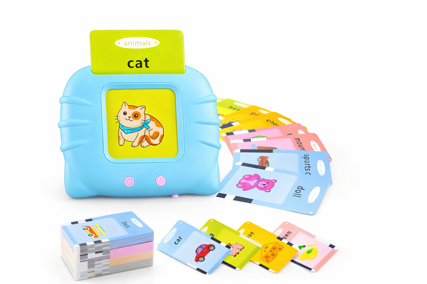 Talking Flash Cards for Kids 📚🔊 | Interactive English Learning Toy (112 Cards)